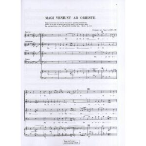 Christmas and Advent Motets for 4 voices