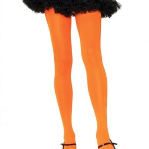 Leg Avenue Kostüm Strumpfhose orange, Unverzichtbares Accessoire für Damen, vielseitig kombinierbares Kostümzubehör