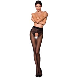 Passion Schrittlose Strumpfhose Schwarz