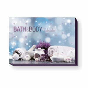 ACCENTRA Aufkleber itenga Adventskalender Bath & Body Motiv Spa / Lavendel