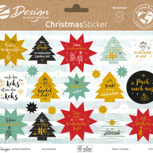 AVERY Zweckform ZDesign Trend Sticker WEIHNACHTEN