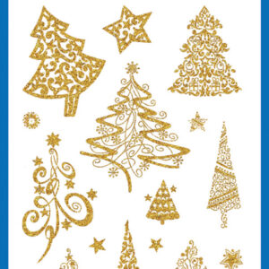 AVERY Zweckform ZDesign Weihnachts-Sticker , Bäume,