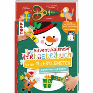 Buch "Das Adventskalender-Verbastelbuch für die Allerkleinsten. Schneiden und Kl