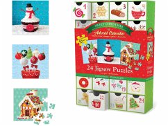 Eurographics 8924-5666 - Puzzle Adventskalender - 1 Christmas Sweets, 24 Puzzles je 50 Teile