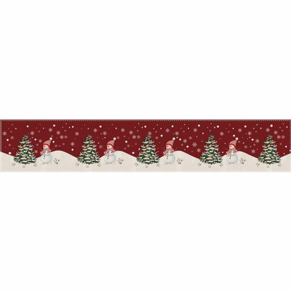 HALWEI Tischläufer Tischflagge Weihnachten Tischdecke Weihnachten für Party 35 x 180 cm