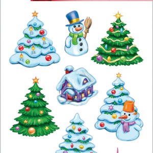 HERMA Weihnachts-Sticker DECOR , Weihnachts-Winterwald,