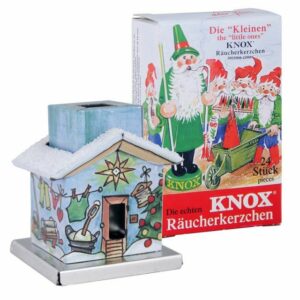 KNOX Räucherhaus Motivräucherhaus Waschhaus, inkl. 24 Mini-Räucherkerzen "Bunte Mischung