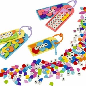 LEGO® Konstruktionsspielsteine LEGO 41949 DOTS Taschenanhänger Kreativset, Konstruktionsspielzeug, (Set, 228 St., Kunst und Basteln)