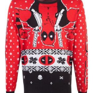 Marvel Deadpool Strickpullover Unisex Weihnachten