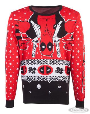 Marvel Deadpool Strickpullover Unisex Weihnachten