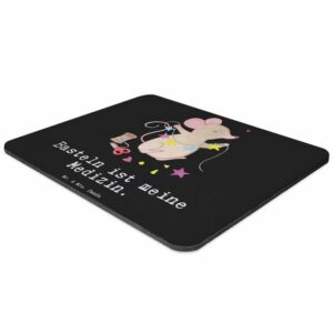 Mr. & Mrs. Panda Mauspad Maus Basteln Medizin - Schwarz - Geschenk, Mousepad, Mauspad, Sport, (1-St)