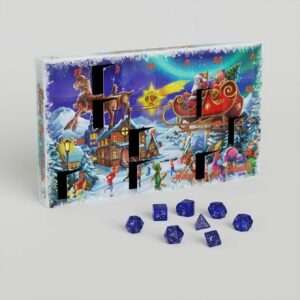 Q-Workshop Adventskalender Advent Dice Calendar Würfel Adeventskalender für Pen & Paper wie D&D (Packung, 1-tlg)