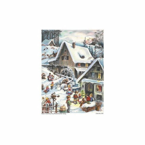 Richard Sellmer Verlag Adventskalender 804 - Adventskalender A4 - Wassermühle