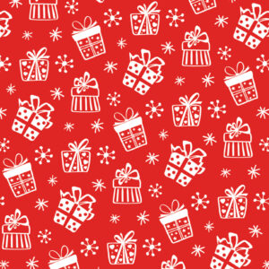 SUSY CARD Weihnachts-Geschenkpapier , Geschenke rot,