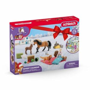 Schleich® Adventskalender Horse Club 2023, mit Spielfiguren, Pferde, Pony, für Kinder ab 5 Jahren