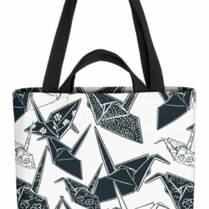 VOID Henkeltasche (1-tlg), Papier Schwäne Schwan Vogel See Papeterie Teich Basteln Seevögel Küche