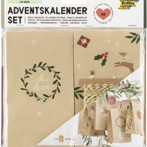 folia Adventskalender 24 Adventstütchen OH DEER