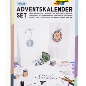 folia Adventskalender , Papiertüten blanko, , weiß