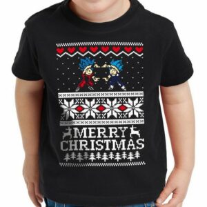 style3 Print-Shirt Kinder T-Shirt Merry Christmas Goku Vegeta Weihnachten Ball Geschenk Dragon Son