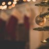 closeup photo of baubles on christmas tree