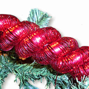 Tinselkordel rot 4 m  Weihnachtsdeko kaufen