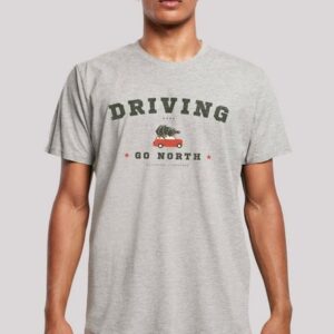 F4NT4STIC T-Shirt Driving Home Weihnachten Weihnachten, Geschenk, Logo