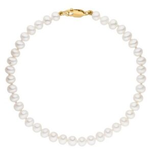 Firetti Perlenarmband Schmuck Geschenk Armschmuck Armkette Perle, zu Kleid, Shirt, Jeans, Sneaker! Anlass Geburtstag Weihnachten