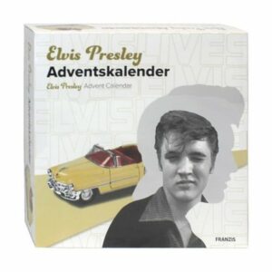 Franzis Adventskalender Elvis Presley Adventskalender mit Cadillac-Modell im Metall (1:37)