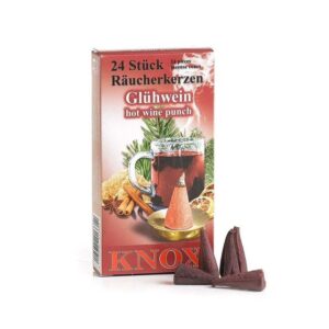 KNOX Räuchermännchen 1 Päckchen Räucherkerzen- Glühwein - 24er Packung