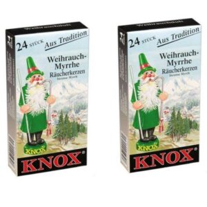 KNOX Räuchermännchen 2 Päckchen Räucherkerzen- Weihrauch - 24er Packung