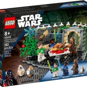 LEGO® Konstruktionsspielsteine LEGO® Star Wars™ 40658 Millennium Falcon™ - Weihnachtsdiorama, (282 St)