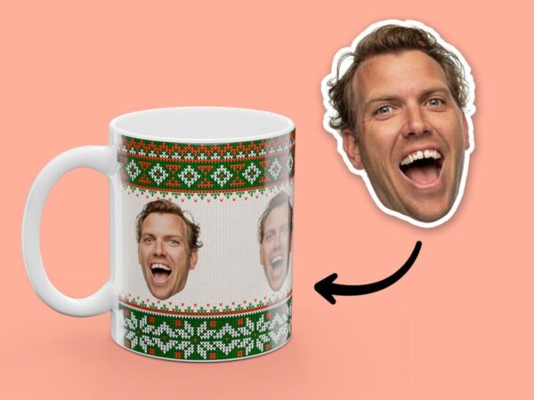 Personalisierte Tasse - Ugly Christmas Sweater