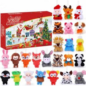 XDeer Adventskalender 2023 Adventskalender,Weihnacht Countdown Kalender, 24 Stk vielschiende Waren,Geschenk für Kinder