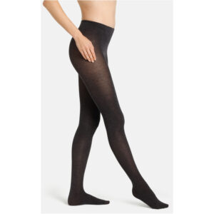 2er Pack camano Comfort Soft Baumwoll Strumpfhose Damen 0008 - anthracite melange 40/42