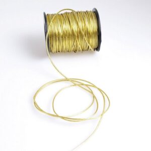 Deko AS Kordel Cordonnet Kordel-gold-2mm-50m-A 862