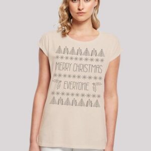 F4NT4STIC T-Shirt Merry Christmas Everyone Weihnachten Print