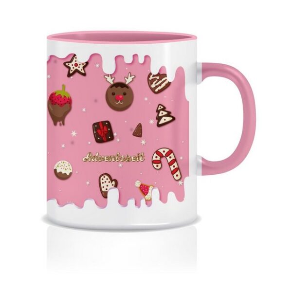 Giftandprint Becher Giftandprint Lebkuchen Weihnachtsdeko Weihnachten, Deko, Kaffeetassen, beidseitig, inkl. Geschenkbox, Spülmaschinen- und mikrowellengeeignet