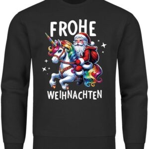 MoonWorks Sweatshirt Sweatshirt Herren Frohe Weihnachten Weihnachtspullover Lustig Dabbing