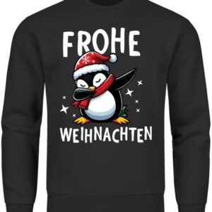 MoonWorks Sweatshirt Sweatshirt Herren Frohe Weihnachten Weihnachtspullover Lustig Dabbing