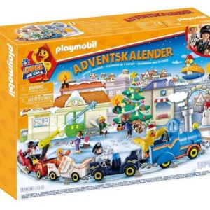 Playmobil® Spielzeug-Lokomotive Playmobil® Konstruktions-Spielset "DUCK ON CALL - Adventskalender, (Set, 24-tlg)