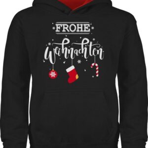 Shirtracer Hoodie Frohe Weihnachten Weihnachten