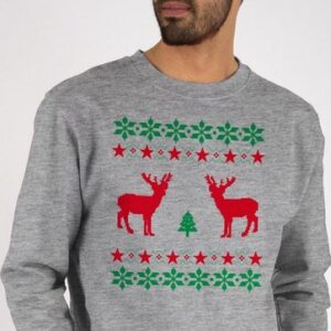 Shirtracer Sweatshirt Norweger Pixel Rentier Weihnachten (1-tlg) Weihachten Kleidung