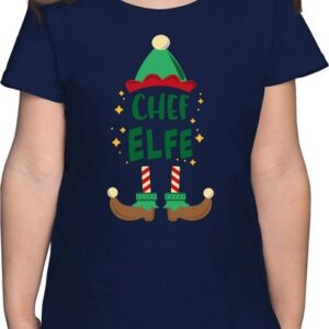Shirtracer T-Shirt Weihnachten Chef Elfe Weihnachten Kleidung Kinder