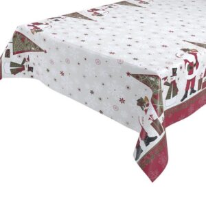 Beautex Tischdecke Wachstuchtischdecke abwischbar Tischdecke RUND ECKIG, Weihnachten (1-tlg)