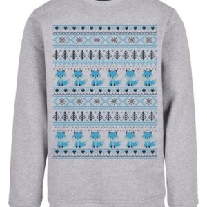 F4NT4STIC Hoodie Christmas Fuchs Weihnachten Muster Print