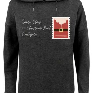 F4NT4STIC Kapuzenpullover Santa Letter Weihnachten Print