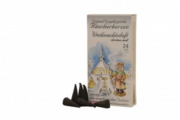 KWO Kunstgewerbe-Werkstätten Olbernhau GmbH Räuchermännchen Zubehör Räucherkerzen Weihnachtsduft BxTxH= 6,5x2x12,5cm NEU