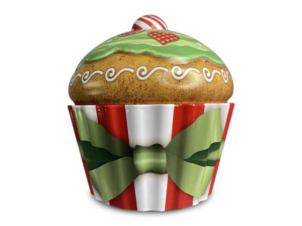 MediMuc Keksdose Weihnachts Cupcake Swirl, Metall