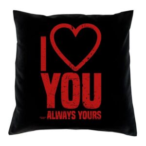 Soreso® Dekokissen Kissen I love you Kissenbezug und Füllung, Geschenk Valentinstag Weihnachten Geburtstag