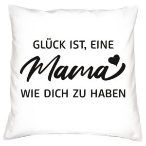 Soreso® Dekokissen Kissen + Urkunde Geschenk für Mama Geburtstag Muttertag Weihnachten, Geburtstagsgeschenk Weihnachtsgeschenk Muttertagsgeschenk